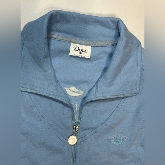 Dove Womans Zip up Sweater With Collar - Picture 11 of 12